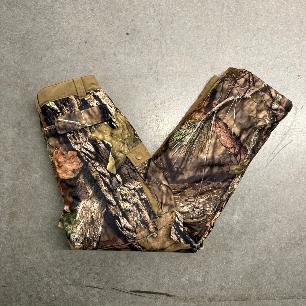 Rustic Ridge Mossy Oak Camo Hunting Pants Scent Stop Cargo Trousers Mens Large